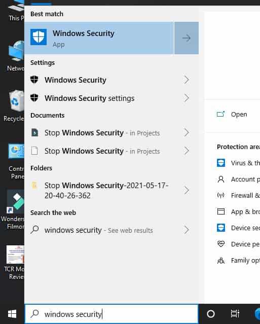 How to turn off windows security windows defender in windows 10
