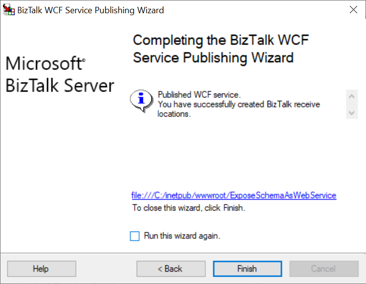BizTalk – Expose Schema as WCF Service (Web Service)